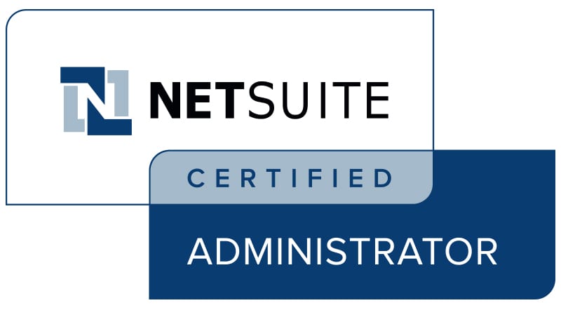 NetSuite certified administrator logo