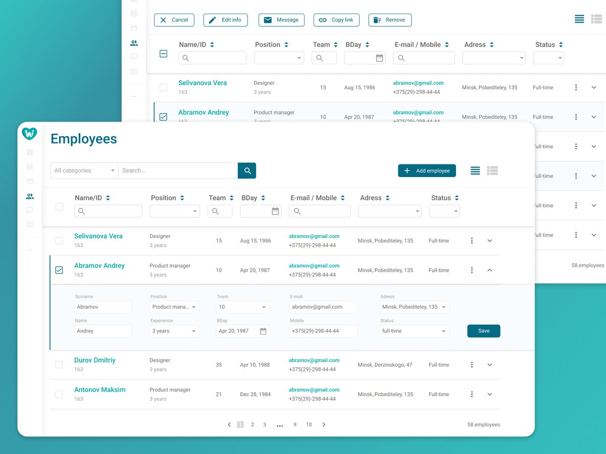 Segregated Data Sets And Workbooks