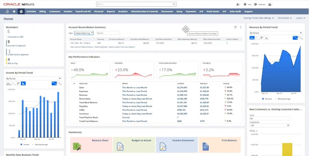 NetSuite Bank Reconciliation Process 