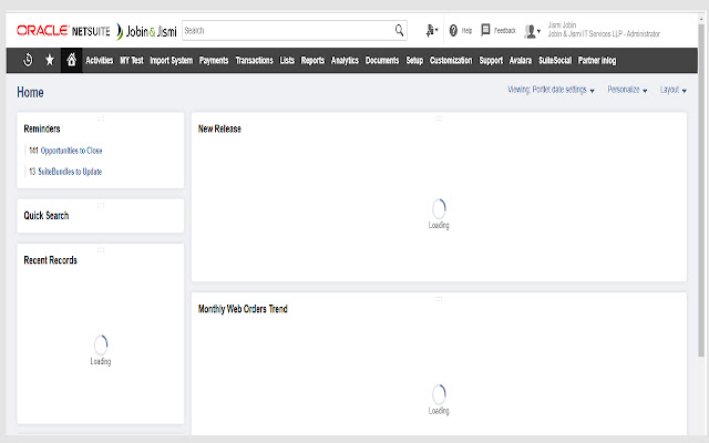 NetSuite Portlet Refresher