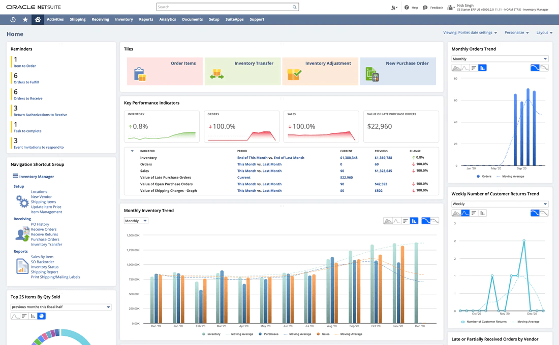 NetSuite Inventory Management