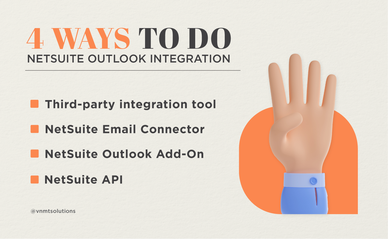 ways to do netsuite outlook integration