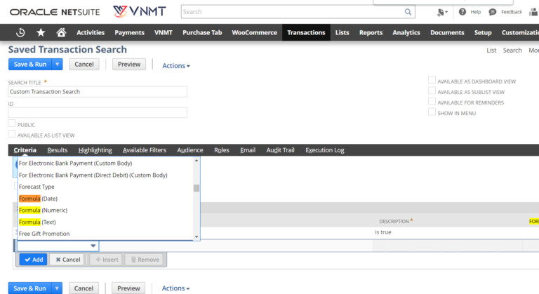 A Quick Guide To NetSuite Search Formulas & Methods - VNMT